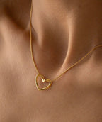 Hallow Heart Necklace