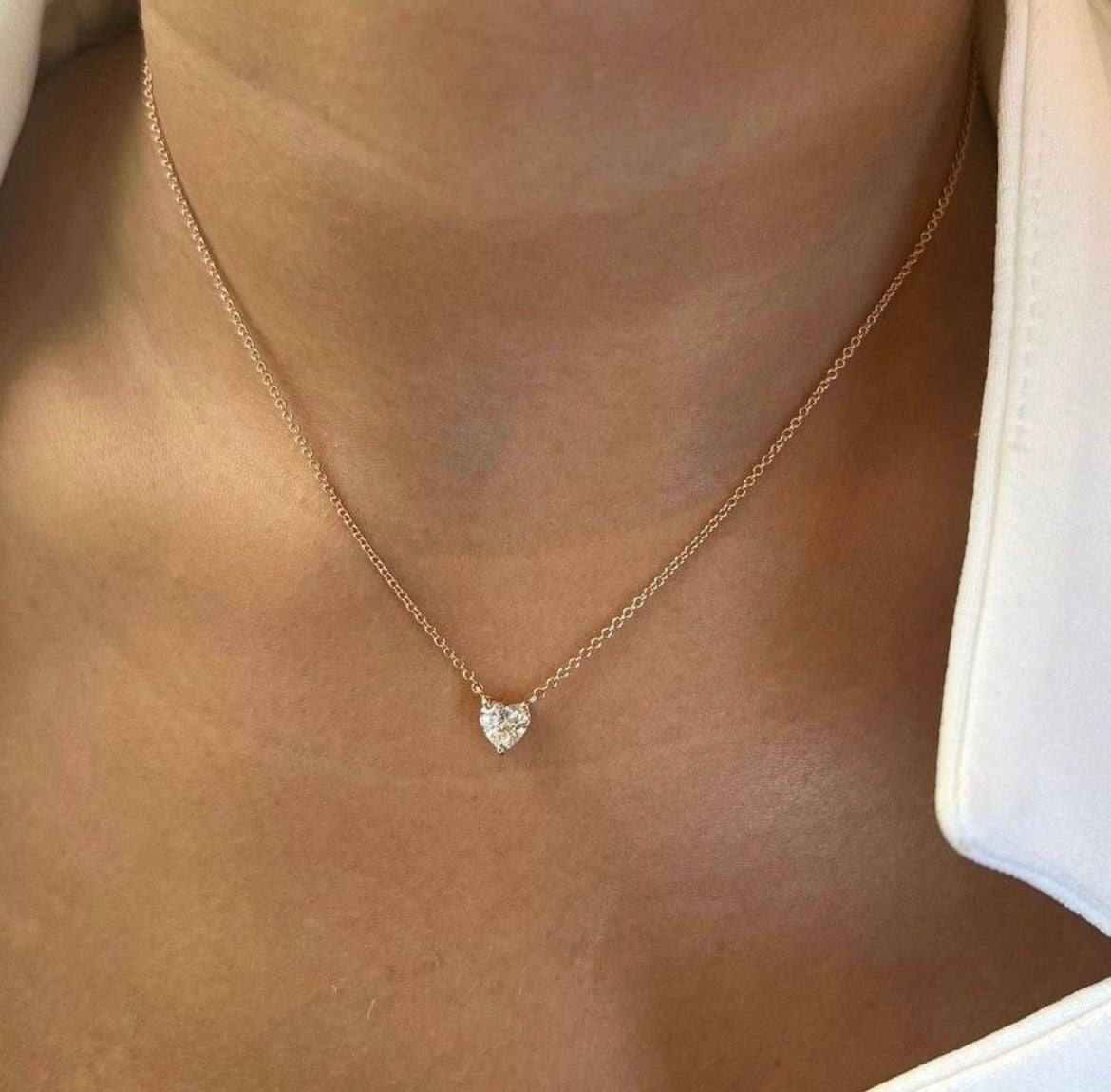 Diamond Heart Necklace