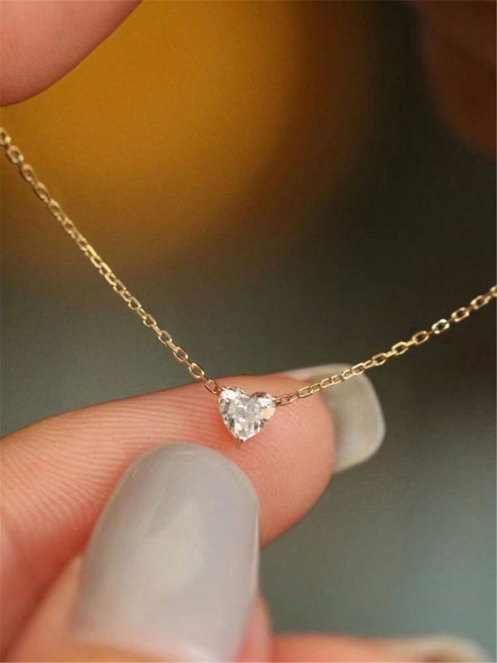 Diamond Heart Necklace