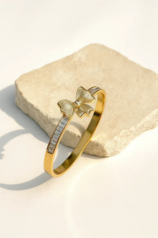 Ribbon Bow Bangle