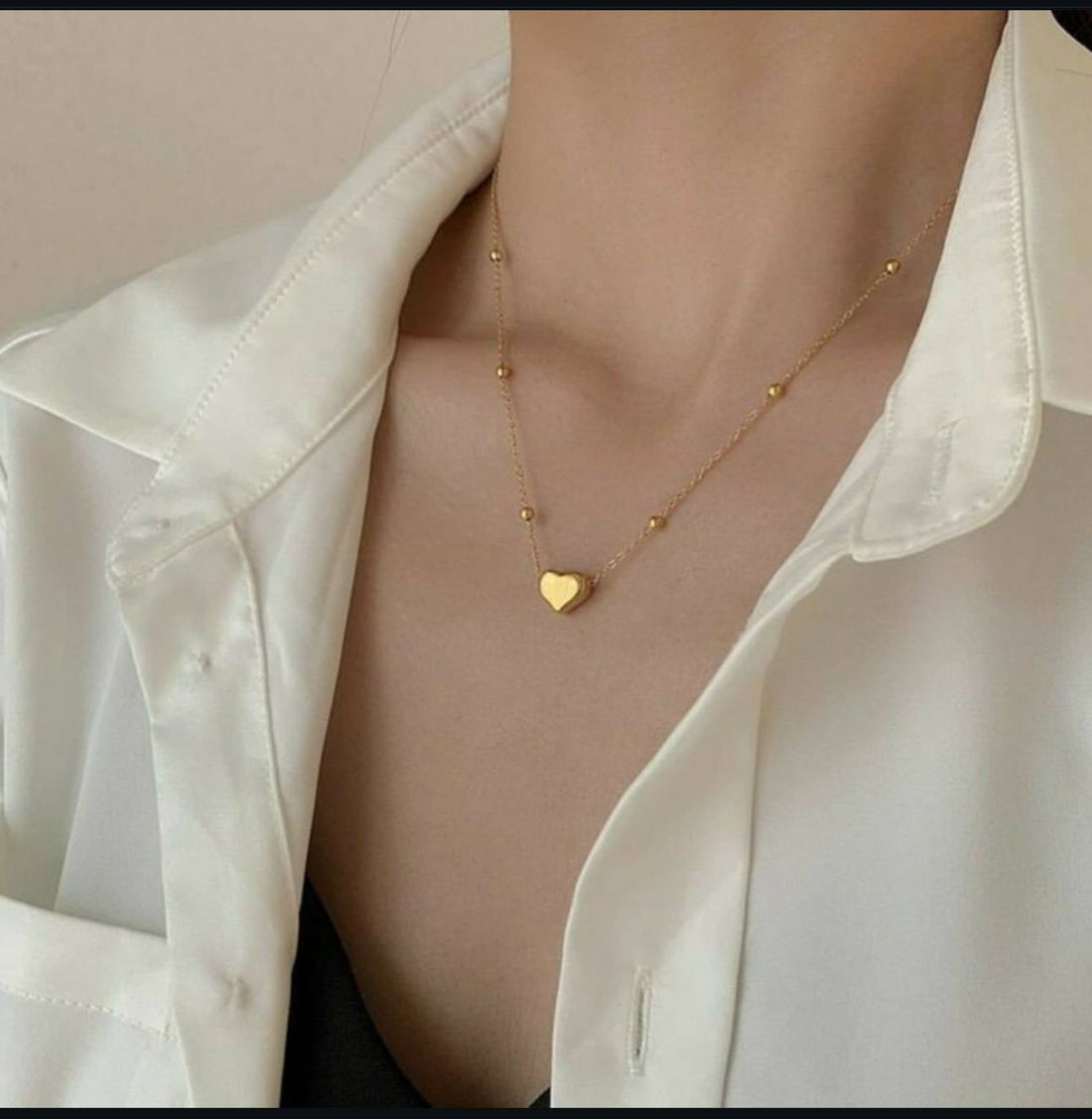 Luna heart necklace