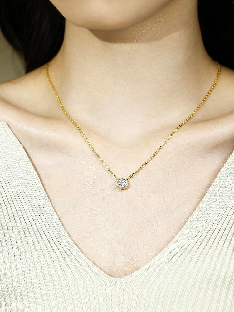 Zircon Diamond Pendant