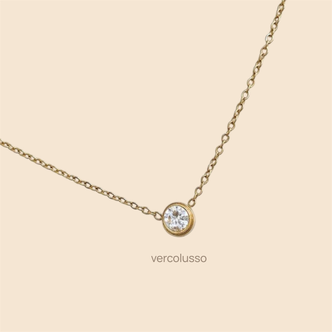 Zircon Diamond Pendant