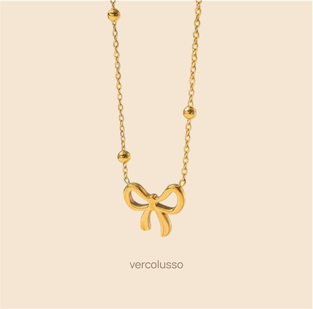 Bow Necklace