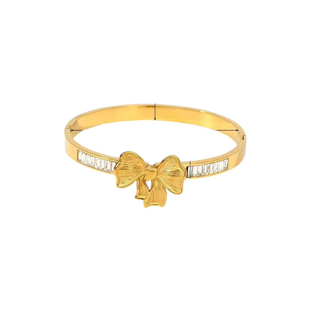 Ribbon Bow Bangle